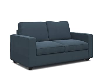 Forzza Montreal Two Seater Sectional Sofa (Blue): Amazon.in .
