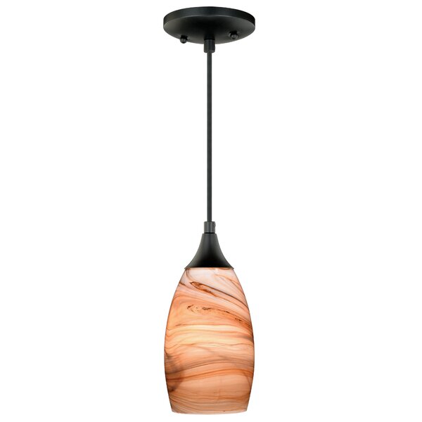 Ebern Designs Moris 1-Light Single Bell Pendant & Reviews | Wayfa