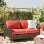World Menagerie Mosca Patio Loveseat with Cushions & Reviews .
