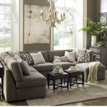 New Orleans Compater large sectional sofa in small living room .