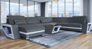 XL Sectional Sofa Nashville with Lights in 2020 | Sectional sofa .