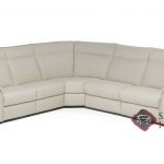 Topino Leather Stationary True Sectional by Natuzzi is Fully .
