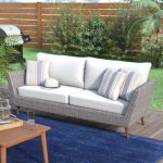 Northway Patio Sofa with Cushions | Teak patio furniture, Patio .