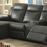 Financing Now Available! POWERED Reclining Sectional in a Grey Gel .