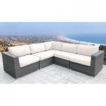 Sol 72 Outdoor Eldora Patio Sectional with Cushions | Patio .