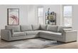 Walcott L Shape Sectional Sofa in Light Gr
