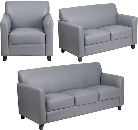 Gray Office Sofa Furniture- Majes