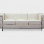 White Contemporary Leather Sofa- Vera | Leather Sof