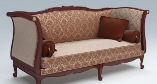 old fashioned sofa 3d mod