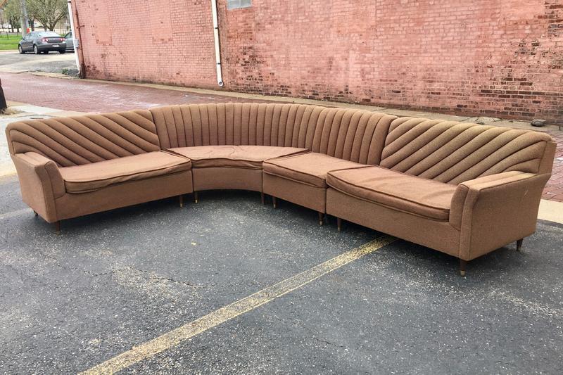 4-piece Retro Sectional Sofa - MCM Sofas, Sectionals, & Loveseats .