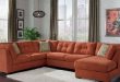 Exchange burnt orange rust sofa | Living room orange, Orange .