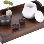 Amazon.com | Large Ottoman Tray with Handles - 20 inch - Wooden .