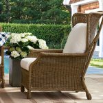 Saybrook All-Weather Wicker Wingback Lounge Chair | Pottery Ba