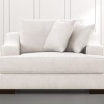 Lodge Foam White Oversized Chair | Living Spac