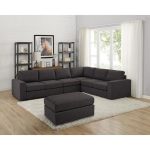 Shop Copper Grove Colomiers Dark Grey Modular Sectional Sofa .