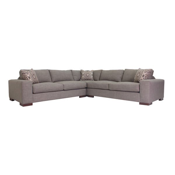 Shop Wilson Modern Sectional Sofa with Feather and Down - On Sale .