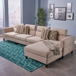 Shop Amias Modern 4-piece Chaise Sectional Sofa Set by Christopher .