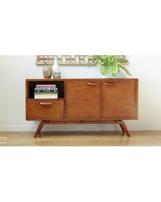New Deal on Hogue Solid Wood TV Stand for TVs up to 65" Rosecliff .