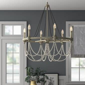 Dayna 6 - Light Candle Style Geometric Chandelier in 2020 | Candle .