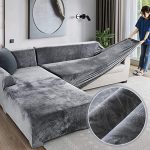 Amazon.com: Velvet Plush Couch Cover, Stretch Sofa Cover Slipcover .