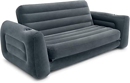 Amazon.com : Intex Pull-Out Sofa Inflatable Bed, 80" X 88" X 26 .