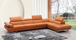 Quebec Sectional Sofas in 2020 | Leather sectional, Modern leather .