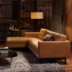 American Leather Parker leather sofa - BeyondBlue Interiors .