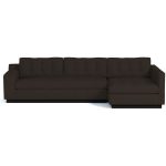 Apt2B Raleigh Espresso Dark Brown 2Pc Sectional (£2,135) ❤ liked .