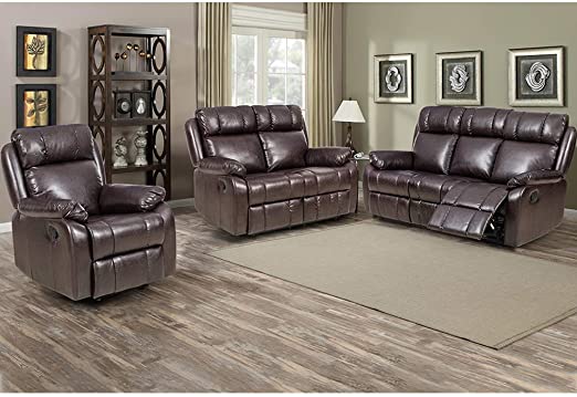 Amazon.com: FDW Recliner Sofa Set Sectional Sofa for Living Room .