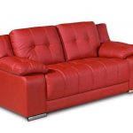Red Leather 2 Seater Sofa | 2 seater sofa, Sofa, Red leather so