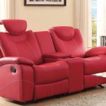 Leather Recliner Sofas Uk | Recliner, Love seat, Red leather so
