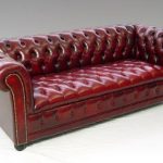 Red Leather Chesterfield Sofa | Red leather chesterfield sofa, Red .