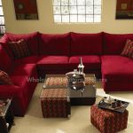 Fletcher Red Sectional Sofa | Red sectional sofa, Red sectional .