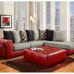 Chelsea Home Furniture Landon Sectional Chelsea in Sierra Red .