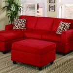 Pin by Ashley Rich on New Place | Red sectional sofa, Microfiber .