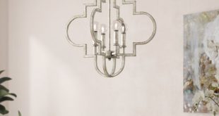 Willa Arlo Interiors Reidar 4 - Light Candle Style Geometric .