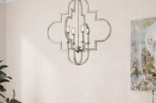 Willa Arlo Interiors Reidar 4 - Light Candle Style Geometric .