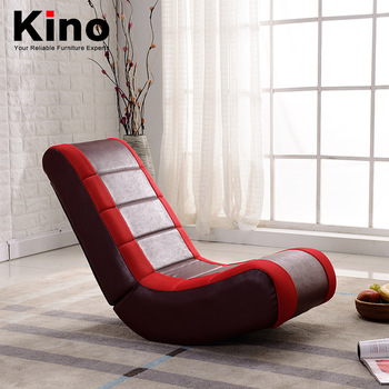 Modern Creative Folding Recliner Rocking Chair Leather Lazy Sofa .