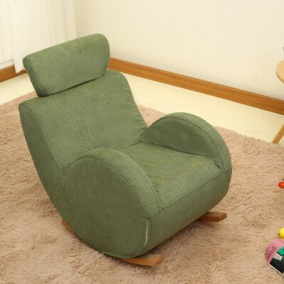 Baby child rocking chair child solid wood sofa chair rocking chair .
