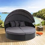 Amazon.com : Oakmont Patio Furniture Outdoor Daybed Round Sofas .