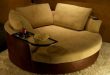 Round Sofa Chair - Thearmchairs.com | Round swivel chair, Swivel .