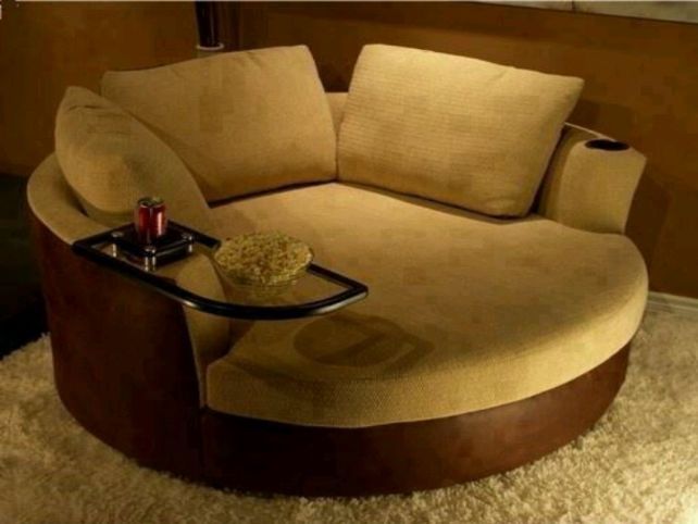 Round Swivel Sofa Chairs