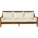 Beachcrest Home Roush Teak Patio Daybed with Cushions & Reviews .