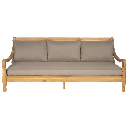 Roush Teak Patio Daybed with Cushions & Reviews | Joss & Ma