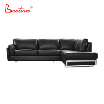 Royal Furniture Sets Black Leather Cheers Sectional Sofa - Buy .