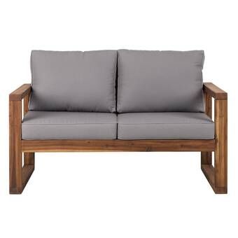 Royalston Patio Sofa with Cushions & Reviews | AllModern in 2020 .
