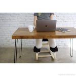 Sleekform Computer Desk | Solid Wood Desk for Writing and Gaming .