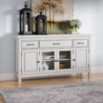 Rutledge 54" Wide 3 Drawer Sideboard in 2020 | Beautiful dining .