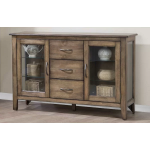 Rutledge 54" Wide 3 Drawer Sideboard | Solid wood dining table .