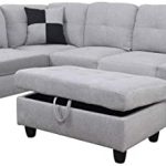Amazon.com: Sectional Sofa Sectional Couch with Chaise Ottoman .
